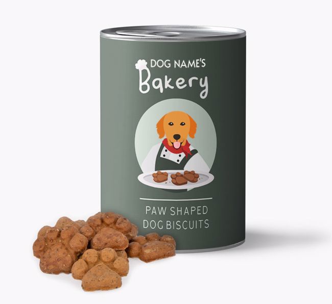 Personalised 'Baker' Baked Dog Biscuits